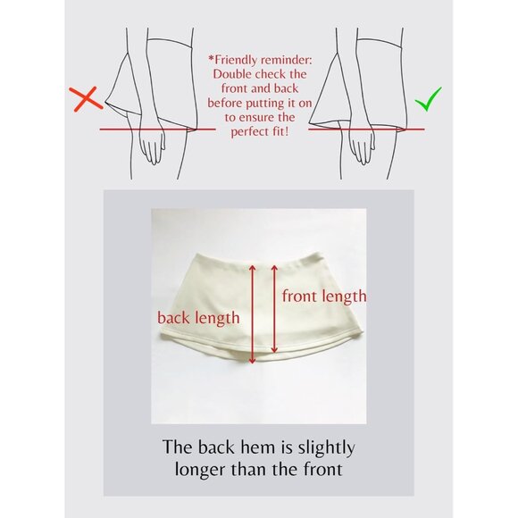 Women's Low Waist Micro Mini Skorts Skirt with Built-in Shorts Sexy Stretch Blac - Picture 6 of 6